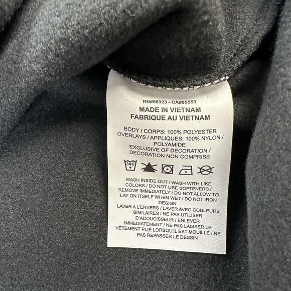 Nike Trail Pullover Mens Large Black Polartec Fleece Jacket FV9962-010 New Tags - Picture 9 of 12